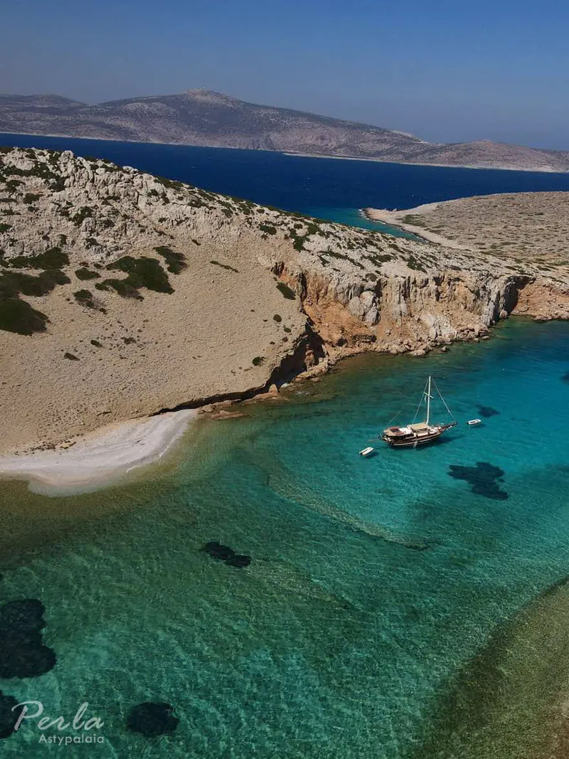 Koutsomiti Beach Astypalaia - Boat Tour Cruises by Perla Astypalaia